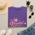 Krowned Up Girl T‑Shirt — Pink Crown Graphic Tee for Women
