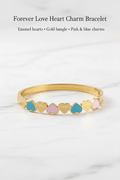 Forever Love Heart Charm Bracelet