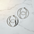 Silver Outcast Hoop Earrings